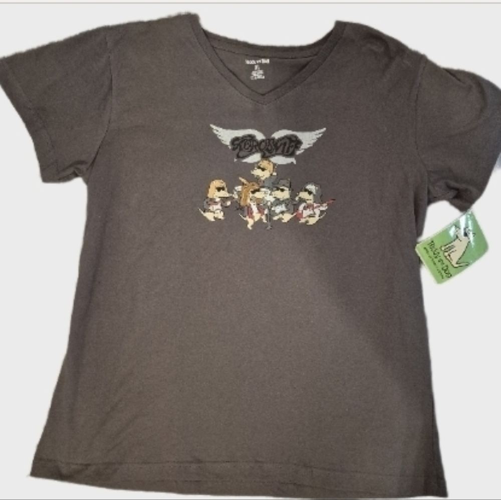 NWT Teddy the Dog "Aerosniff" T Shirt, Women's XL